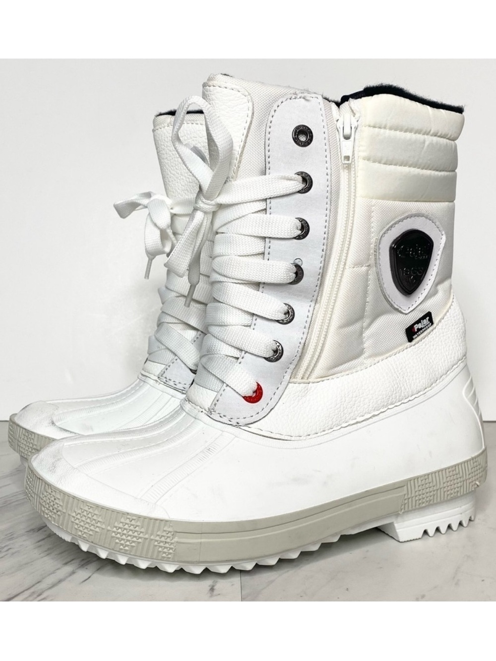 New! Pajar Selma Waterproof White Duck Boot 7L